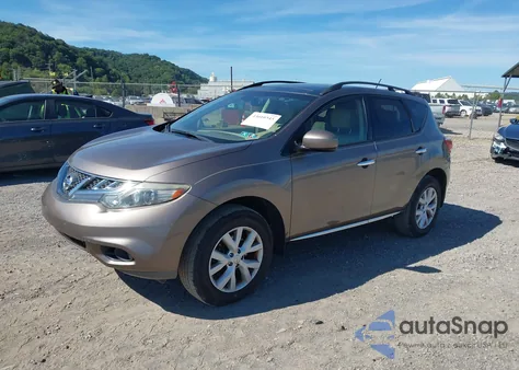 2012 Nissan Murano Sl from USA, damaged, VIN JN8AZ1MW7CW225908